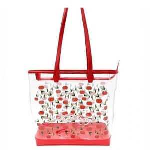 Ed Hardy Cherries Transparent Tote Bag